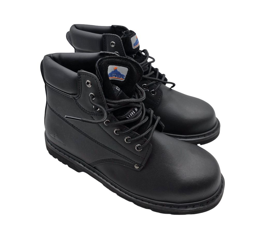 Portwest FW16 Steelite Safety Boots SBP HRO Black Size 43
