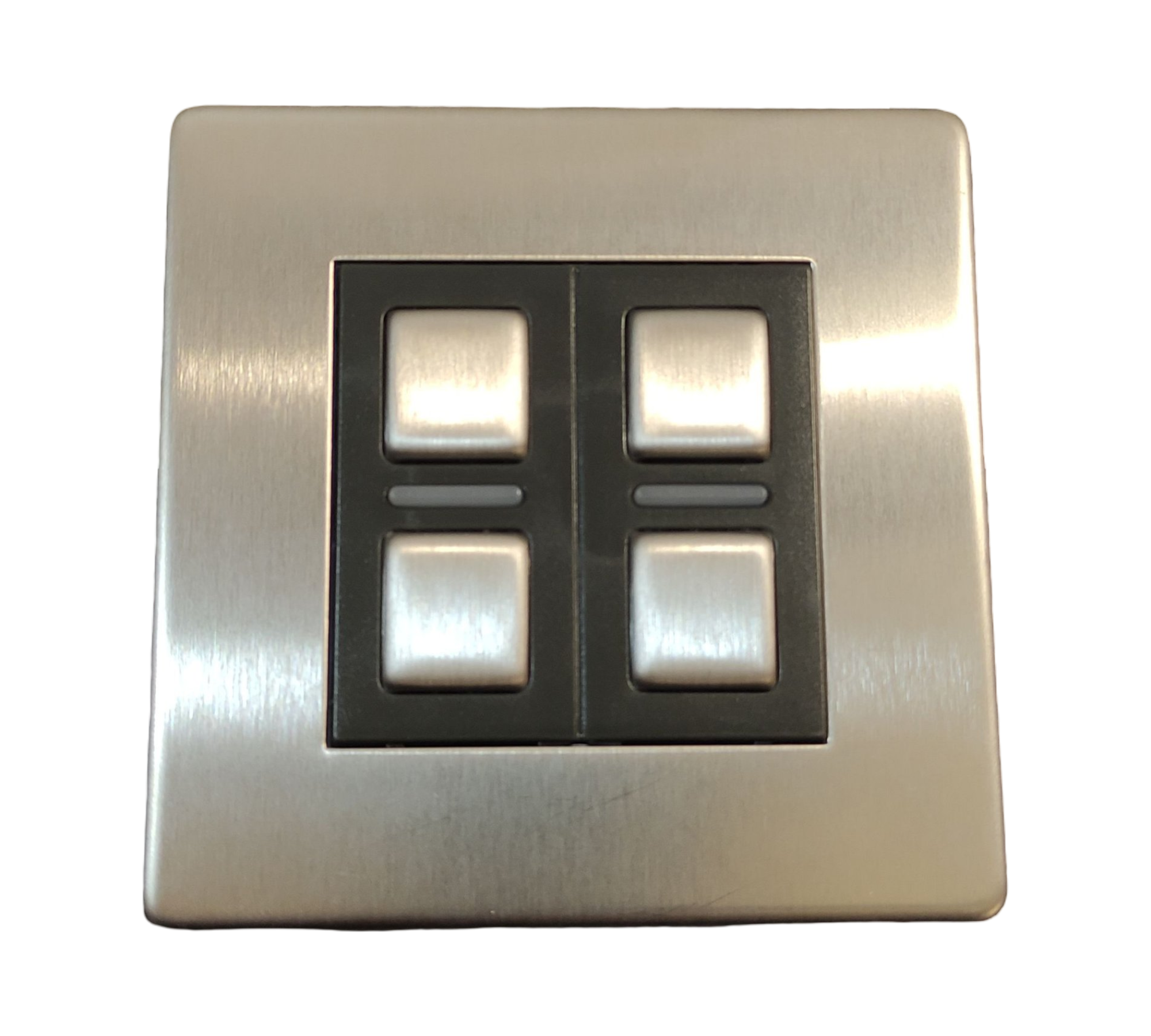 Lightwave LP22MK2 Dimmer 2-fach Energiemonitoring Alexa HomeKit Edelstahl