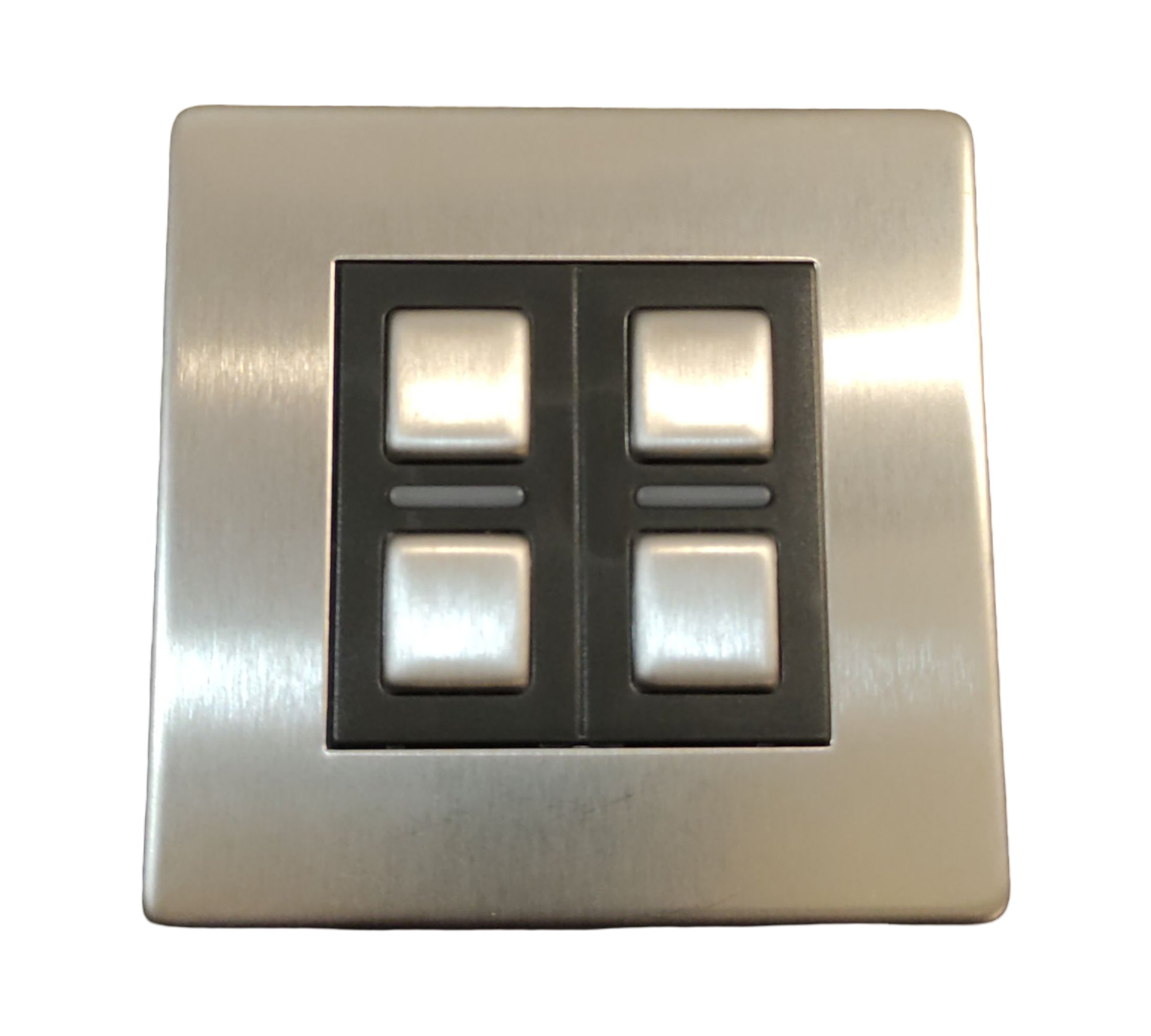 Lightwave LP22MK2 Dimmer 2-fach Energiemonitoring Alexa HomeKit Edelstahl