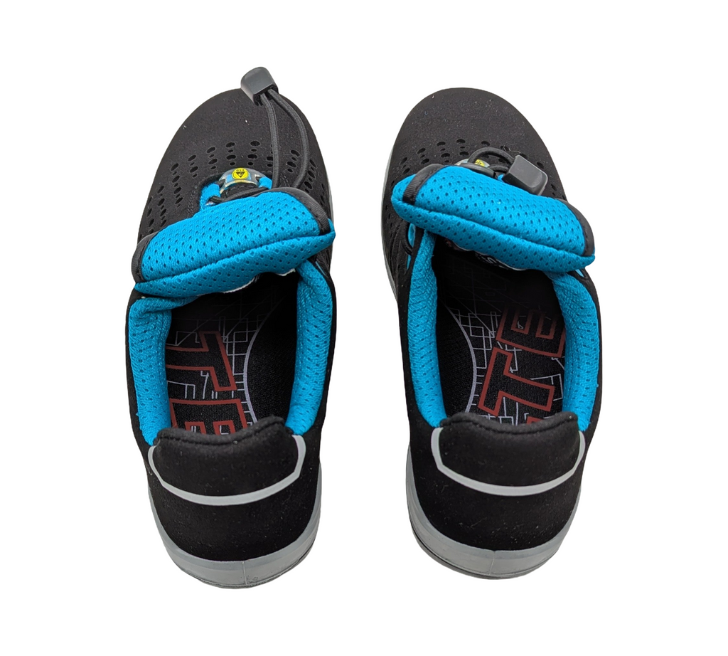 ELTEN IMPULSE Lady Aqua Low Sicherheitsschuhe S1P ESD Schwarz Türkis 38