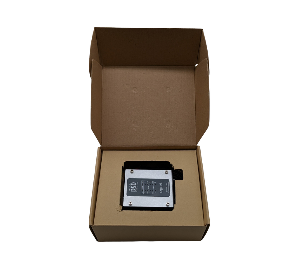 LogiLink UA0271 USB optisch DSD 384 kHz 32 Bit Wandler Silber