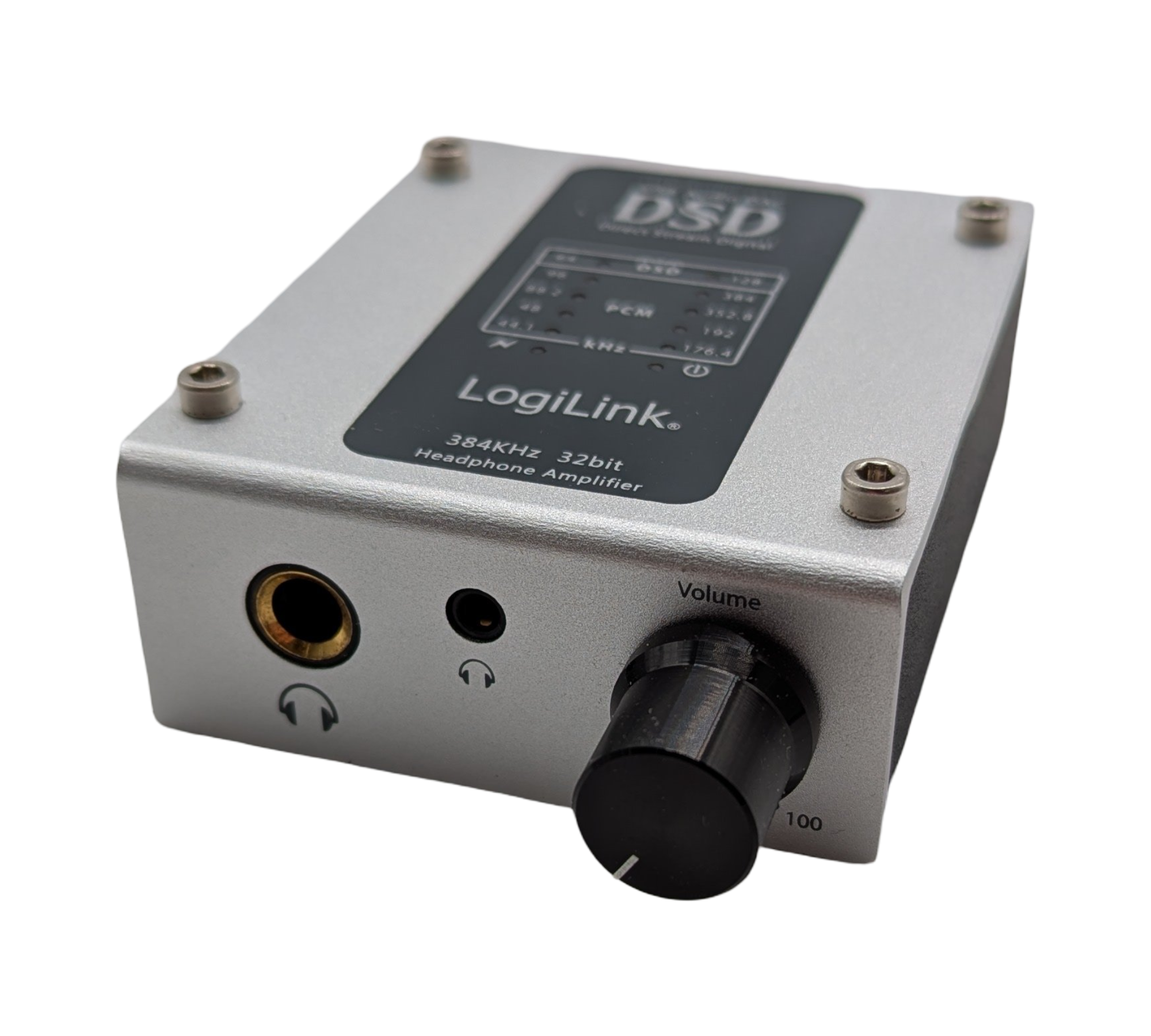 LogiLink UA0271 USB optisch DSD 384 kHz 32 Bit Wandler Silber