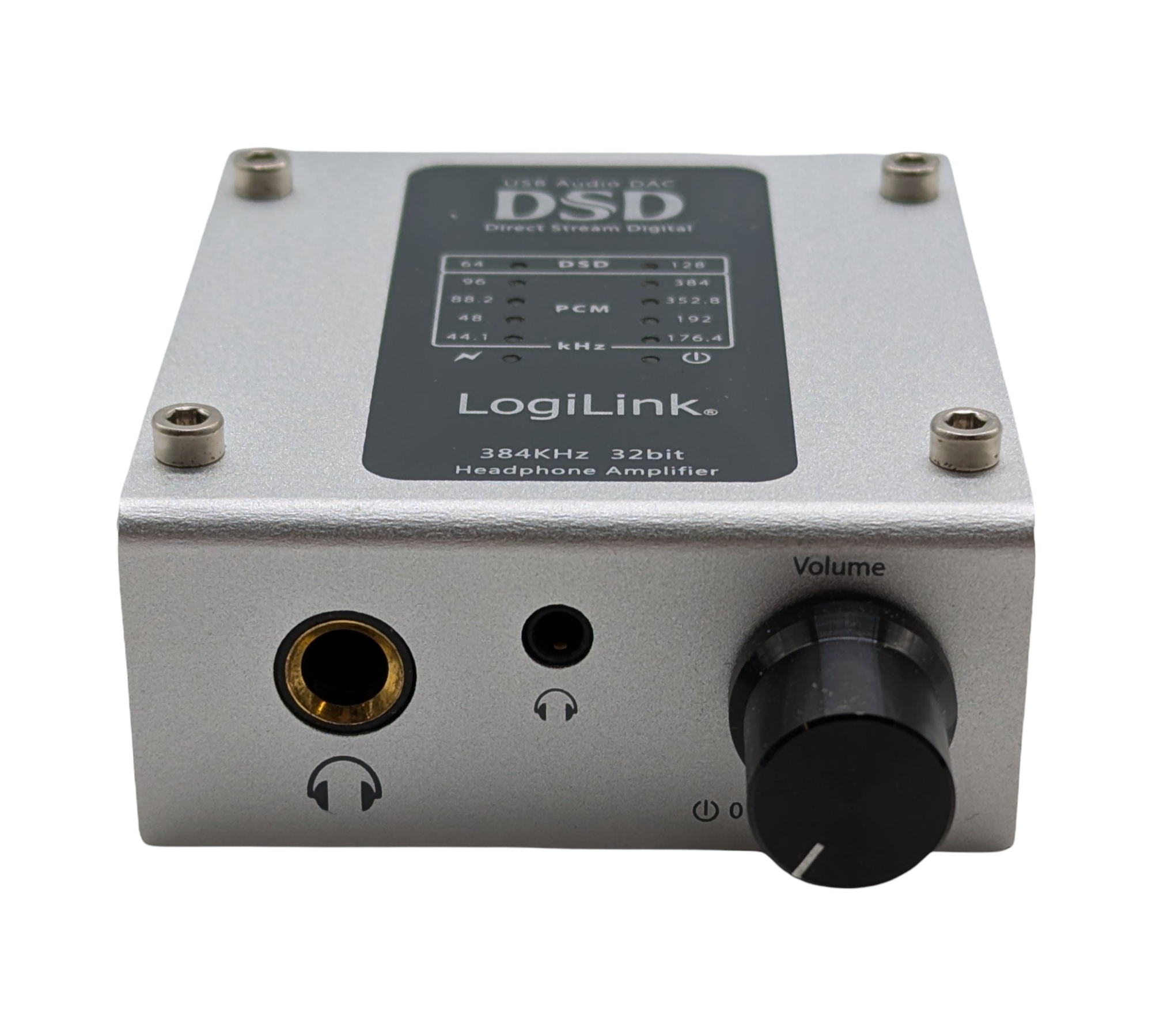 LogiLink UA0271 USB optisch DSD 384 kHz 32 Bit Wandler Silber