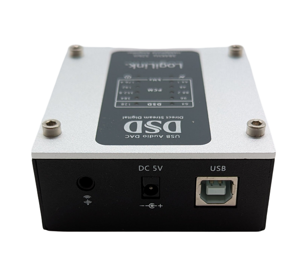 LogiLink UA0271 USB optisch DSD 384 kHz 32 Bit Wandler Silber