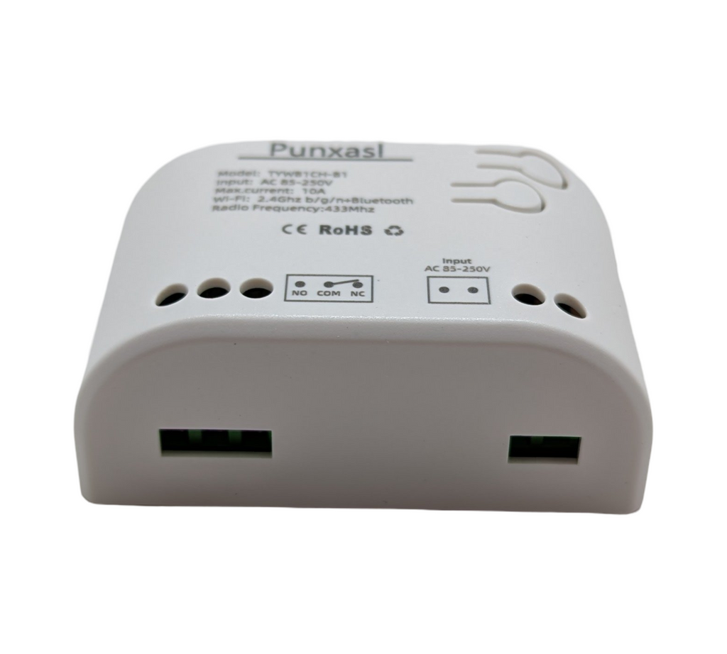 Punxasl Tuya WLAN Schaltmodul Rollläden Vorhangschalter 1 Kanal USB 5V AC