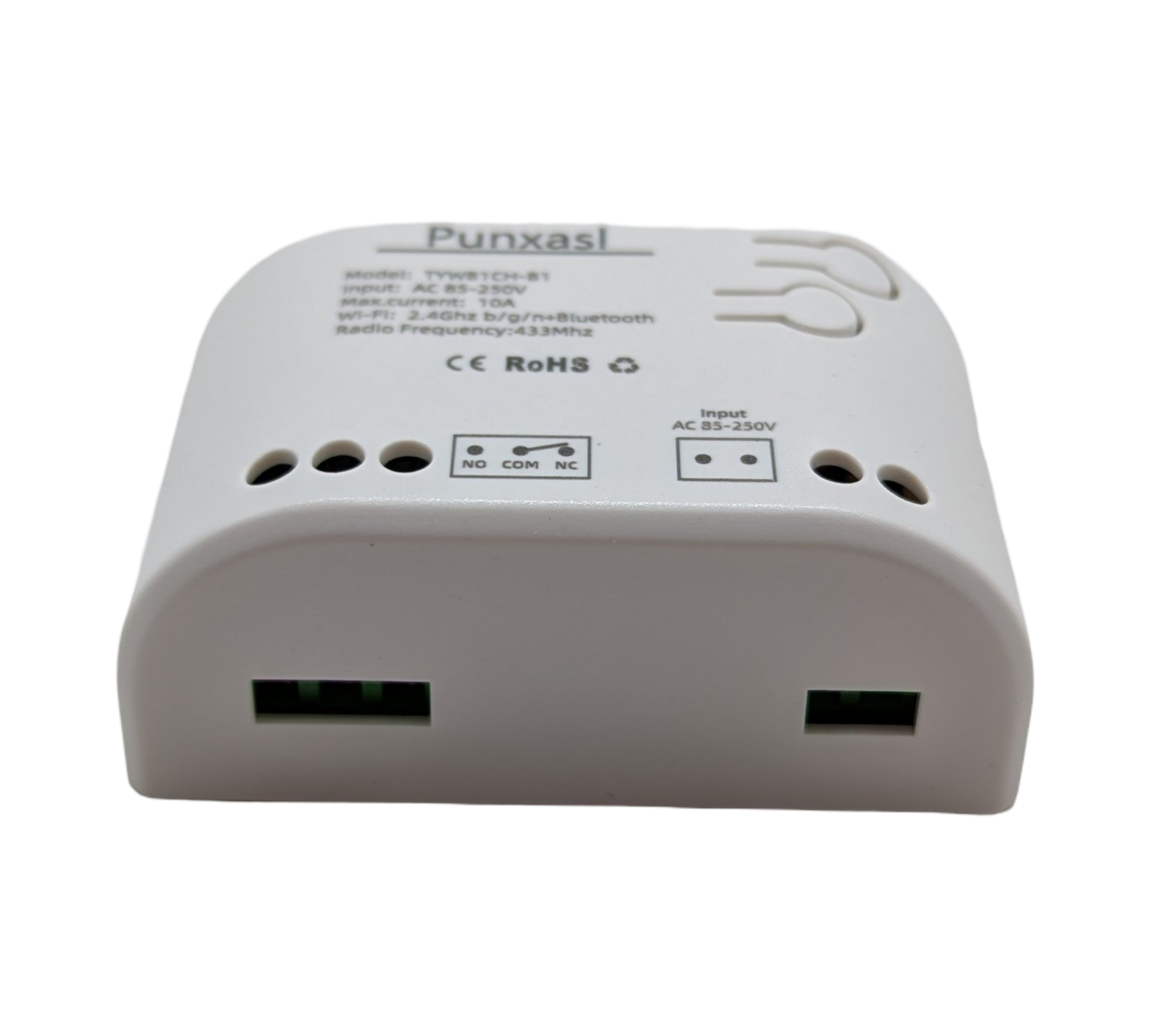 Punxasl Tuya WLAN Schaltmodul Rollläden Vorhangschalter 1 Kanal USB 5V AC
