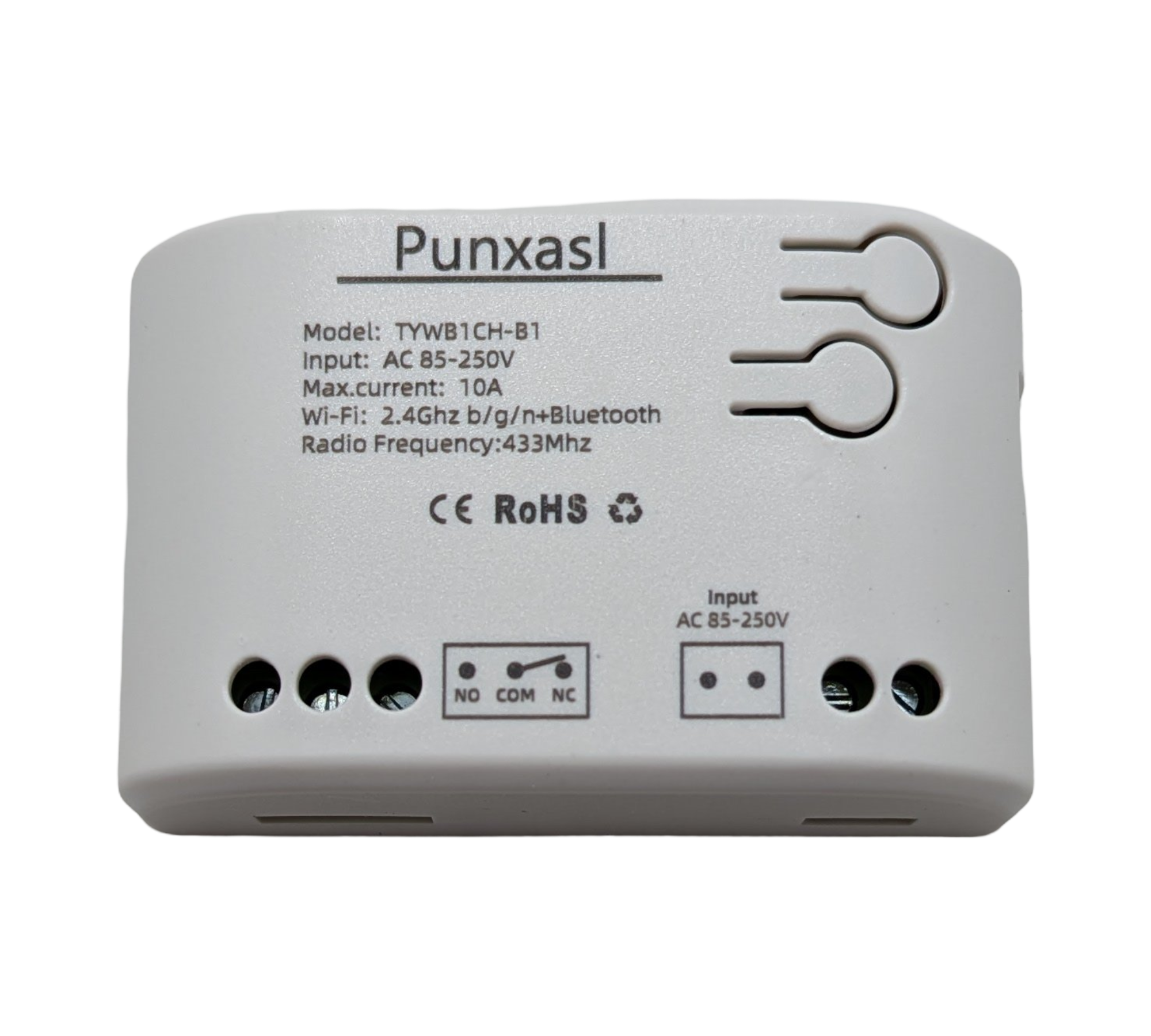 Punxasl Tuya WLAN Schaltmodul Rollläden Vorhangschalter 1 Kanal USB 5V AC