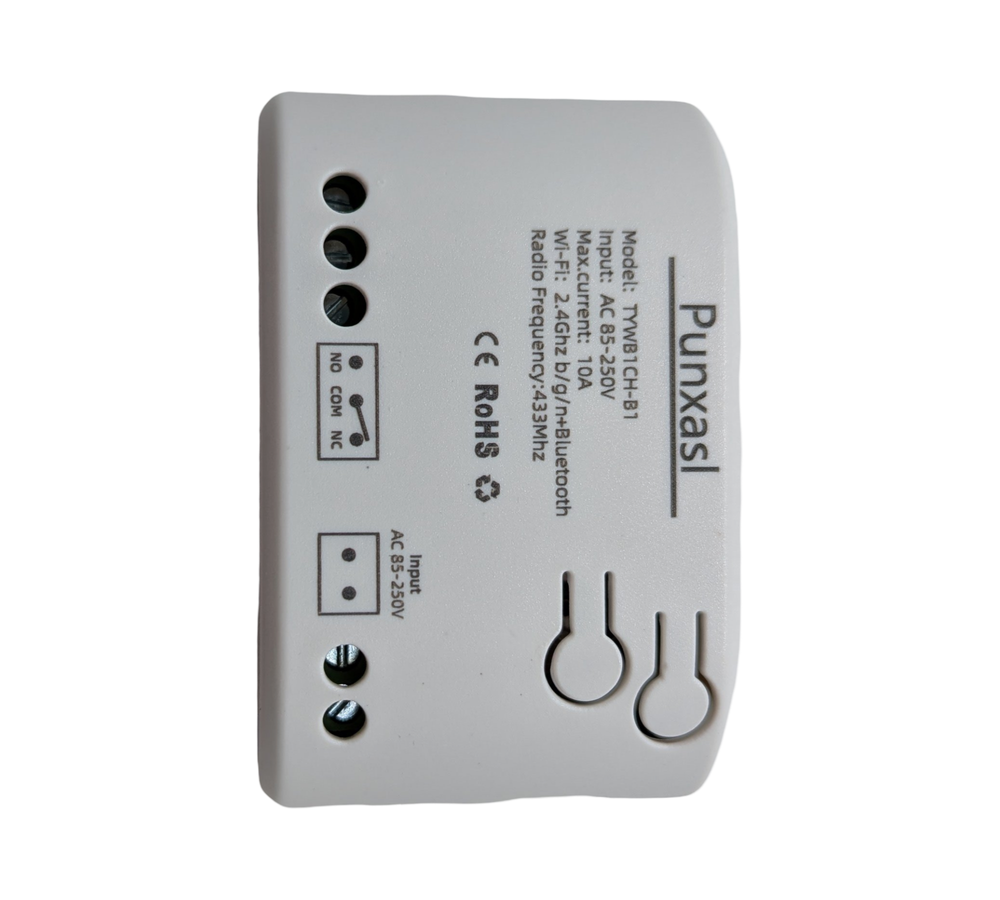 Punxasl Tuya WLAN Schaltmodul Rollläden Vorhangschalter 1 Kanal USB 5V AC