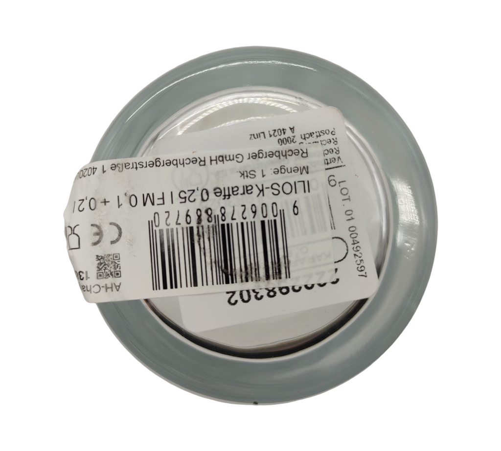 ilios Karaffe Ypsilon 0,25 l mit 0,1 + 0,2 Eichung, 6 Stück