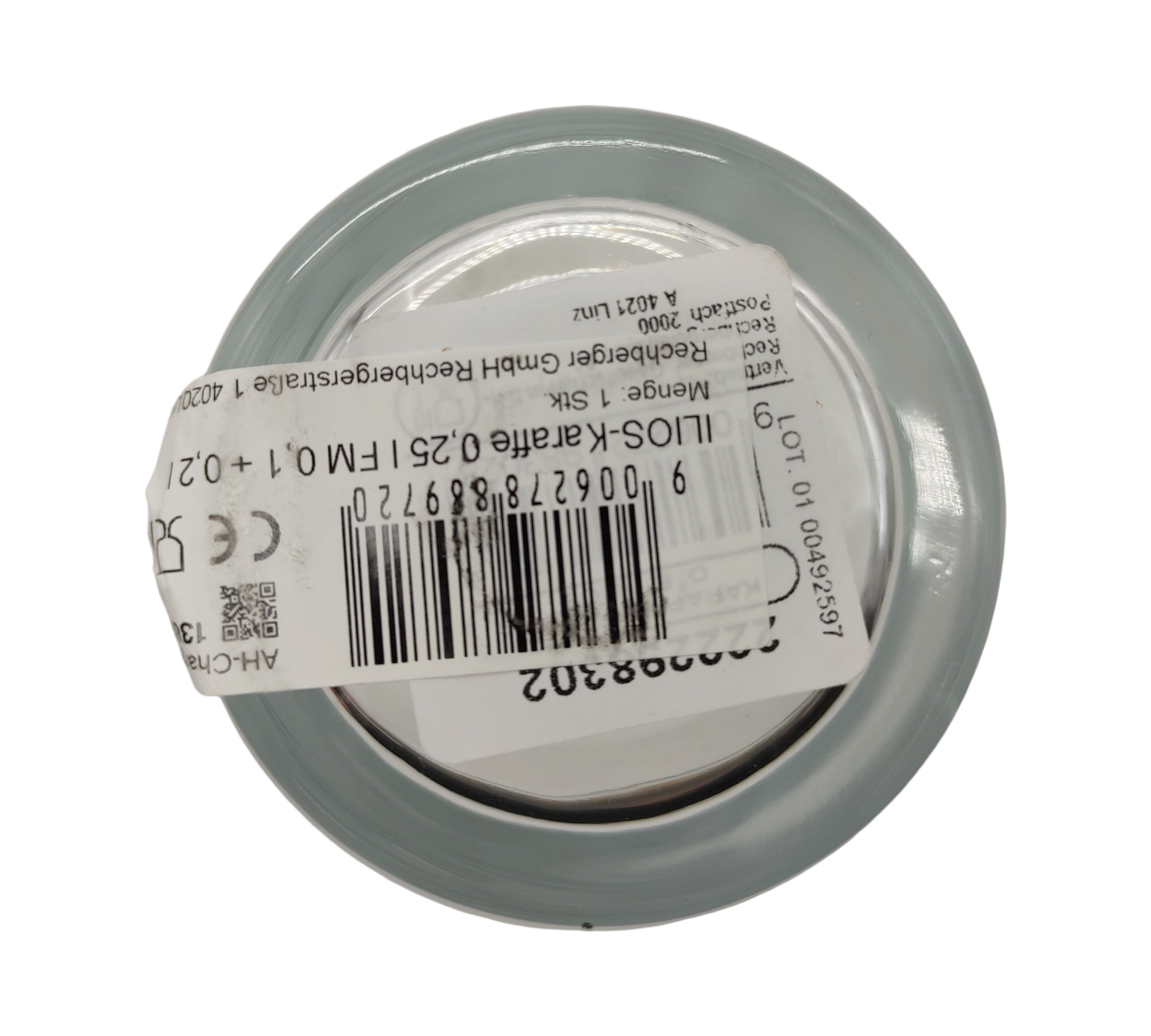 ilios Karaffe Ypsilon 0,25 l mit 0,1 + 0,2 Eichung, 6 Stück