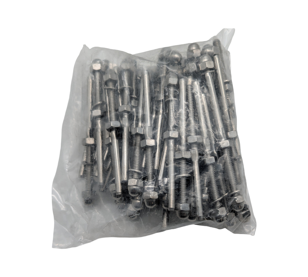 VEVOR Cable Railing Kit 51-piece Stainless Steel T316 1/8 Inch Swage Threaded Terminals
