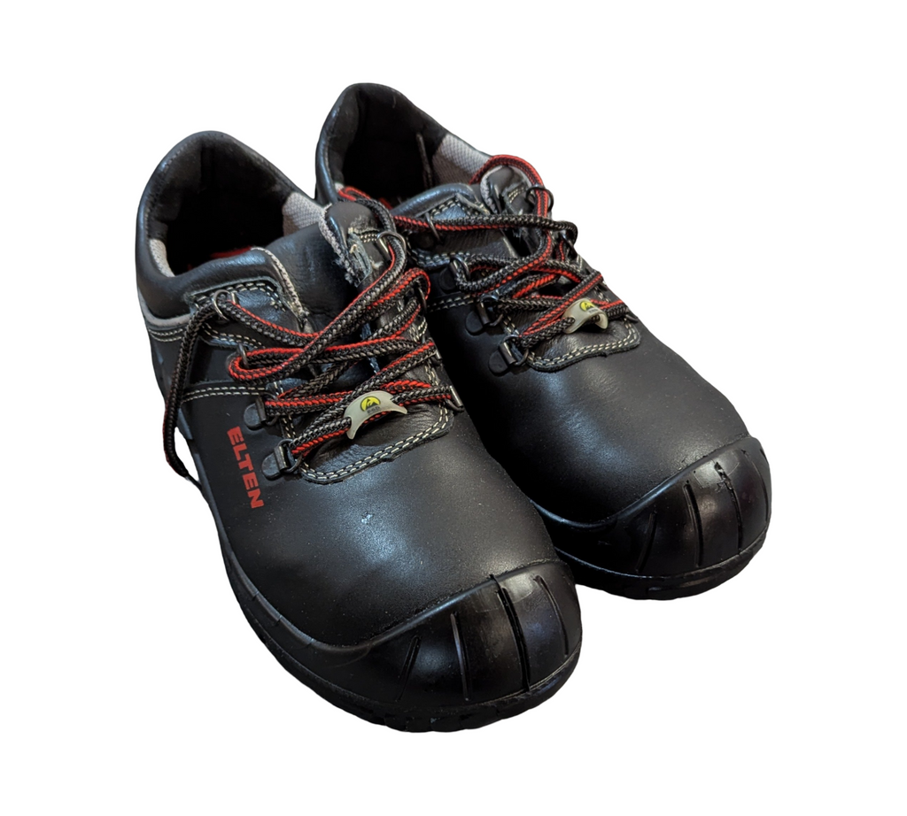 ELTEN RENZO XXW Low Sicherheitsschuhe S3 ESD Leder Schwarz Größe 39
