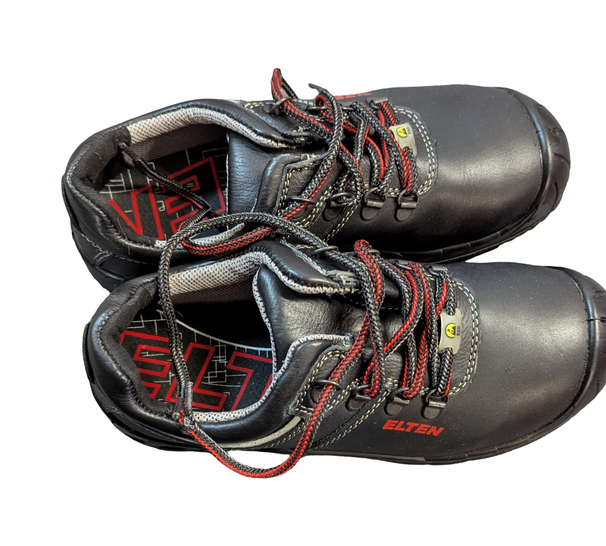 ELTEN RENZO XXW Low Sicherheitsschuhe S3 ESD Leder Schwarz Größe 39