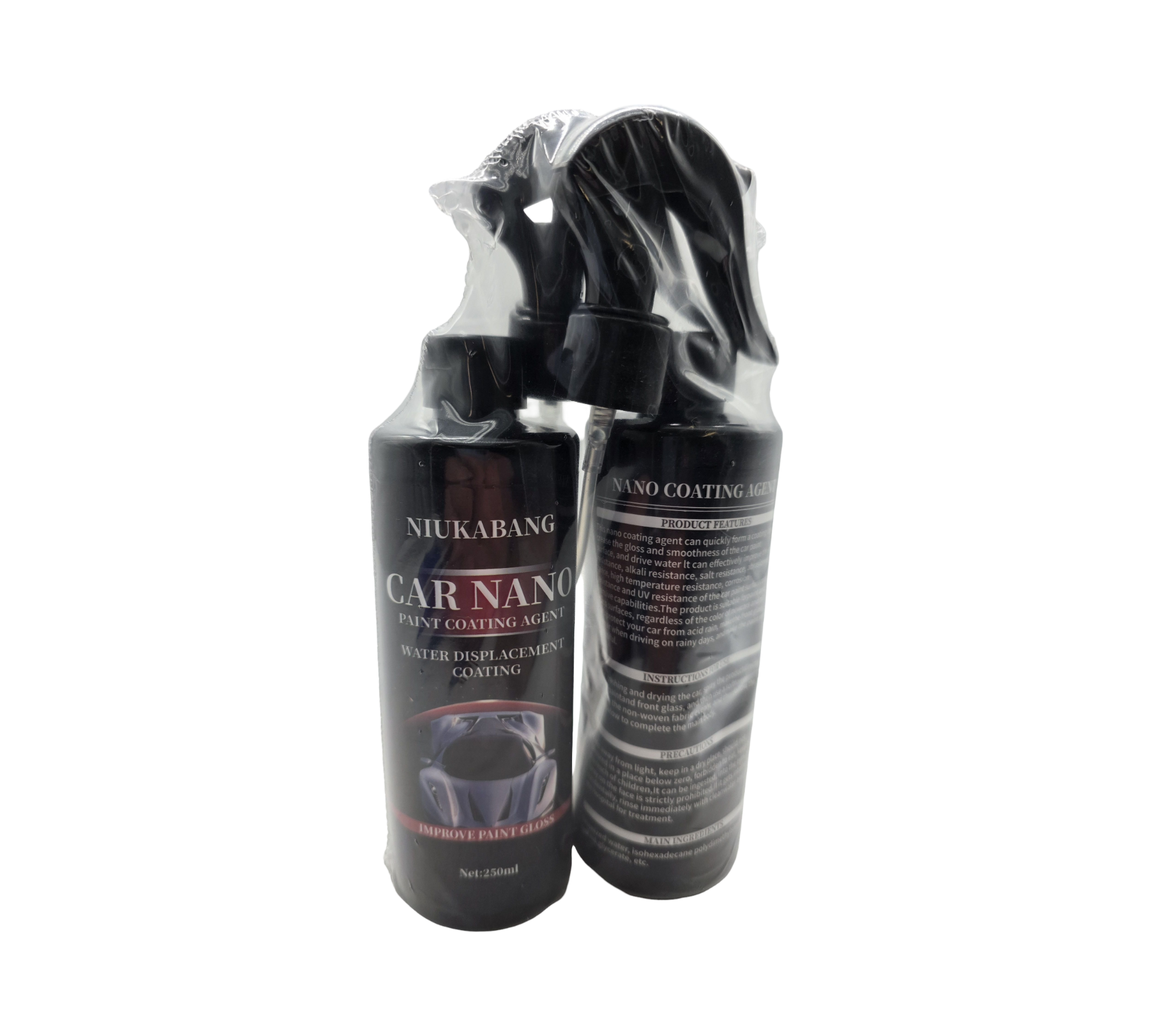 Nano Car Scratch Remover Spray for Cars, 2-Pack