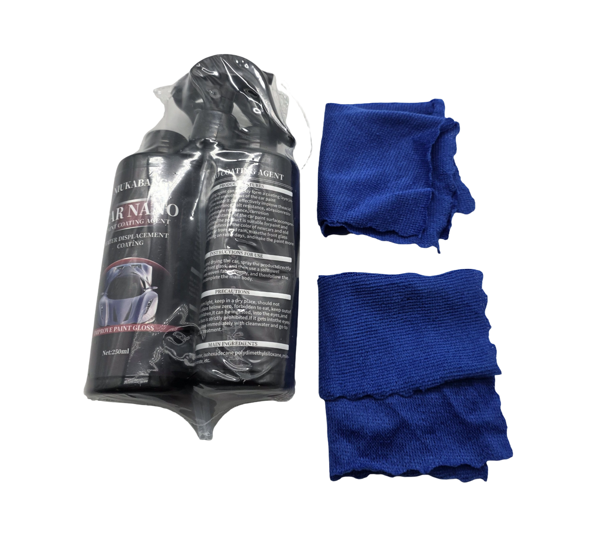 Nano Car Scratch Remover Spray for Cars, 2-Pack