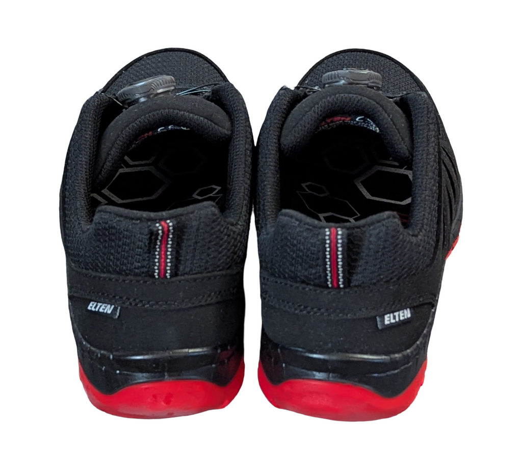 ELTEN MADDOX BOA Sicherheitsschuhe S3 ESD, schwarz-rot, Größe 41