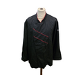 BP Gourmet 1538-400-3281 Chef Jacket Long Sleeve Black Red Size 64