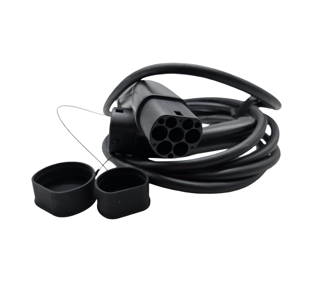 EzGoGo Typ 2 Ladekabel 32A 7,2kW 1 Phase 5m Mode 3 EV Ladekabel