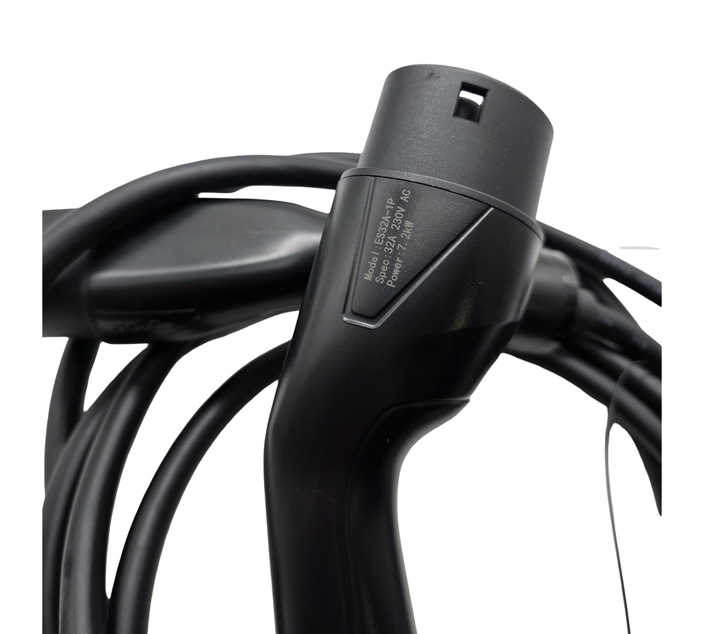 EzGoGo Typ 2 Ladekabel 32A 7,2kW 1 Phase 5m Mode 3 EV Ladekabel