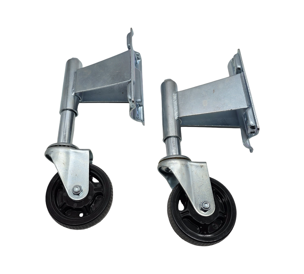 COOWOO Federrollen 100 mm Schwerlastrollen Tragfähigkeit 150 kg