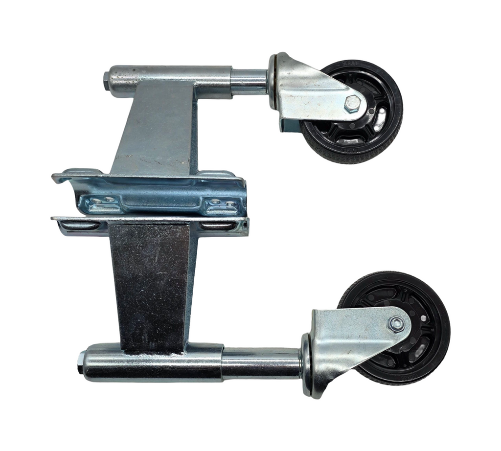 COOWOO Federrollen 100 mm Schwerlastrollen Tragfähigkeit 150 kg