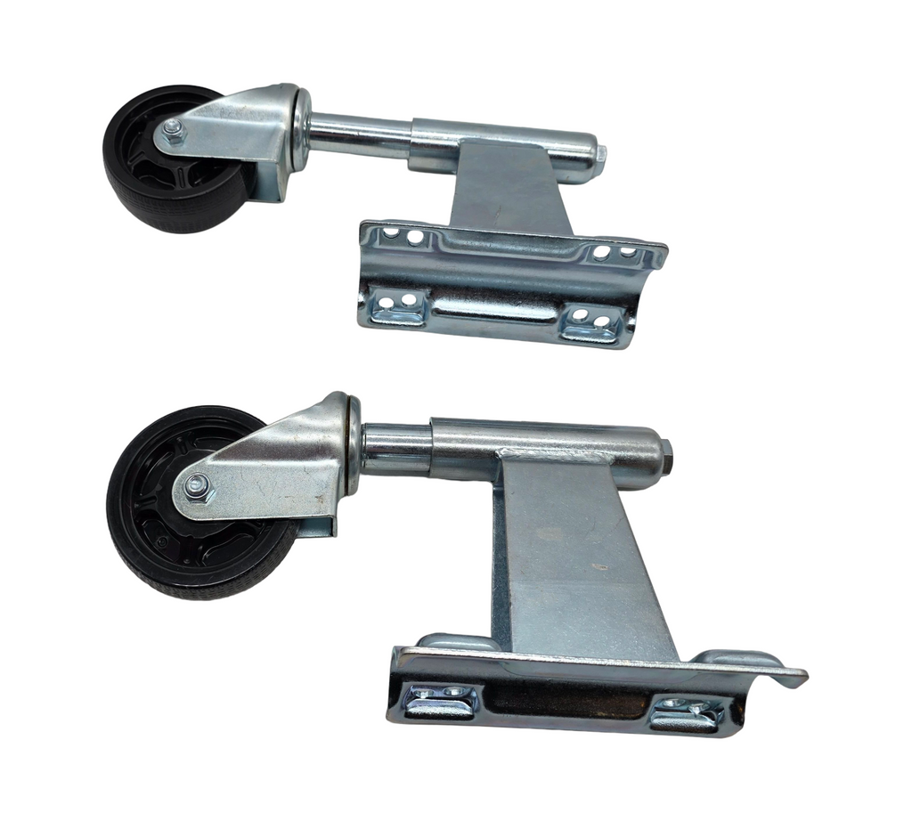 COOWOO Federrollen 100 mm Schwerlastrollen Tragfähigkeit 150 kg