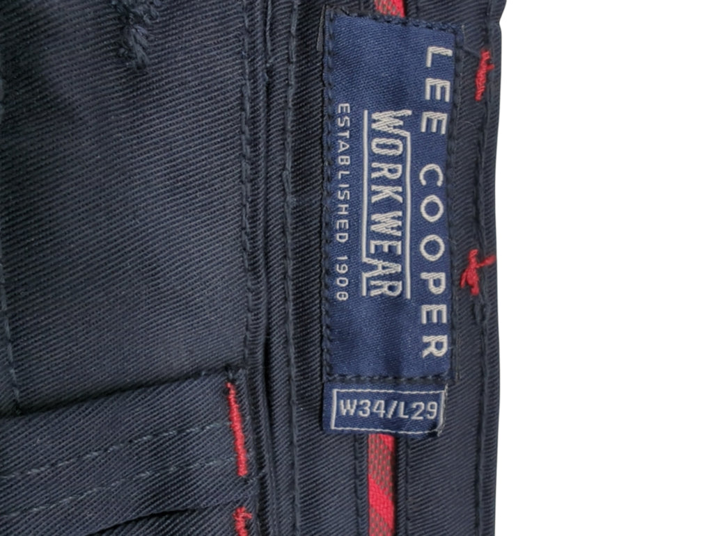 Lee Cooper LCPNT206 Arbeits-Cargohose Herren Marine 34W/29L