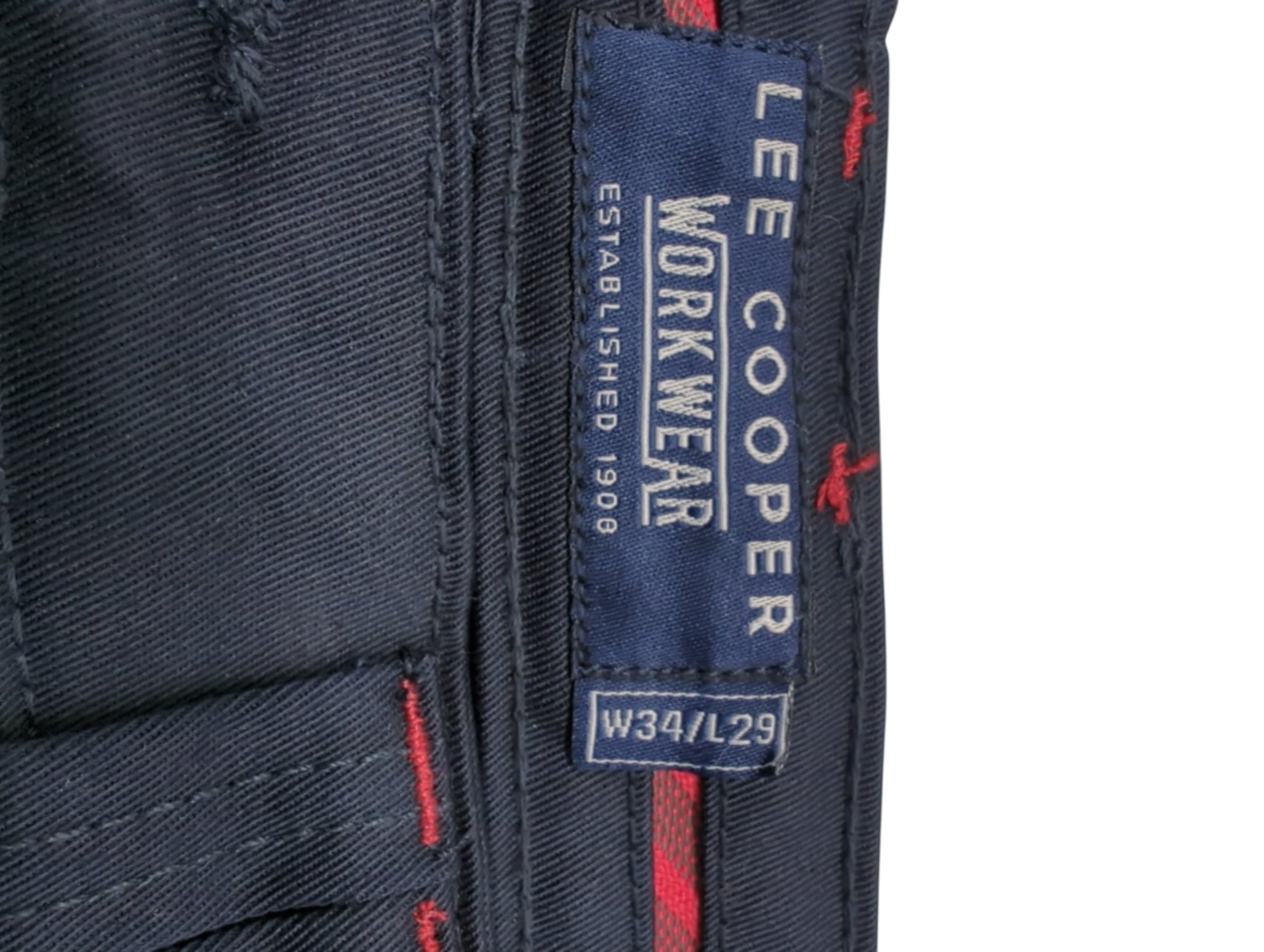 Lee Cooper LCPNT206 Arbeits-Cargohose Herren Marine 34W/29L