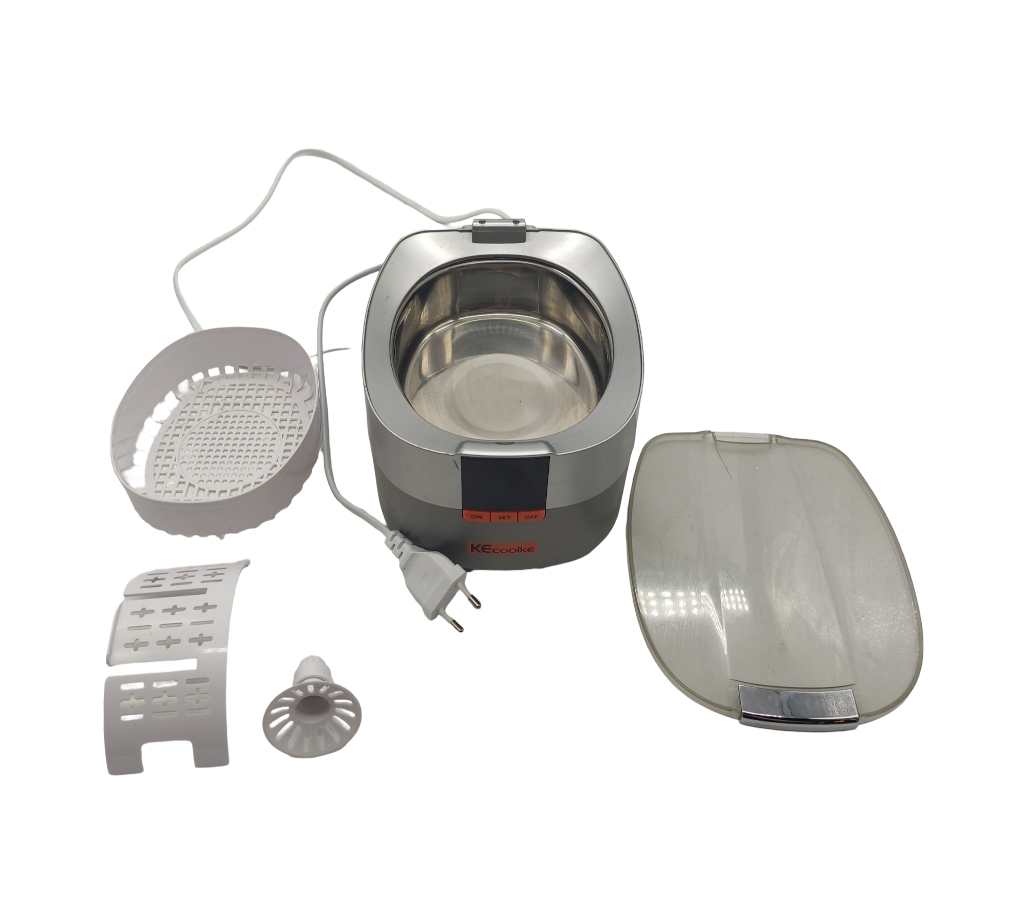 KECOOLKE Ultraschallreiniger 750ml mit digitalem Timer für Brillen