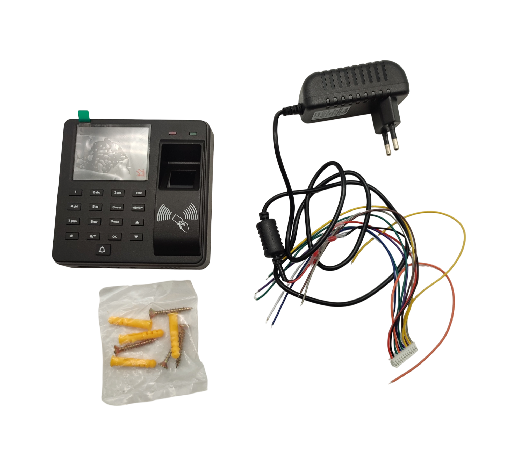 HDWR CTR10 Zeiterfassungssystem biometrisch RFID Passwort 1000 MA
