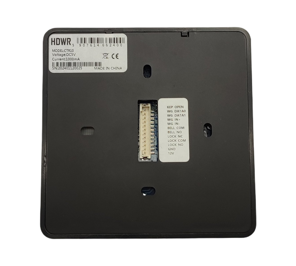 HDWR CTR10 Zeiterfassungssystem biometrisch RFID Passwort 1000 MA