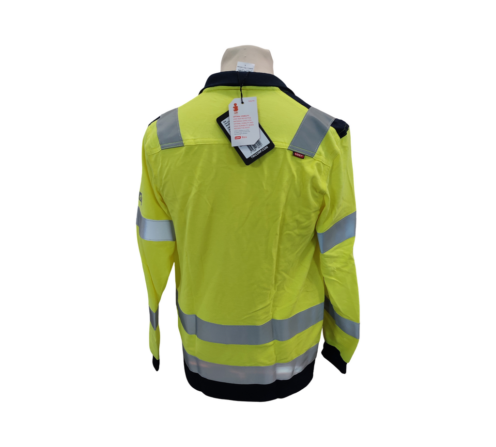 TRICORP Poloshirt, zweifarbig gelb/dunkelblau, Größe S