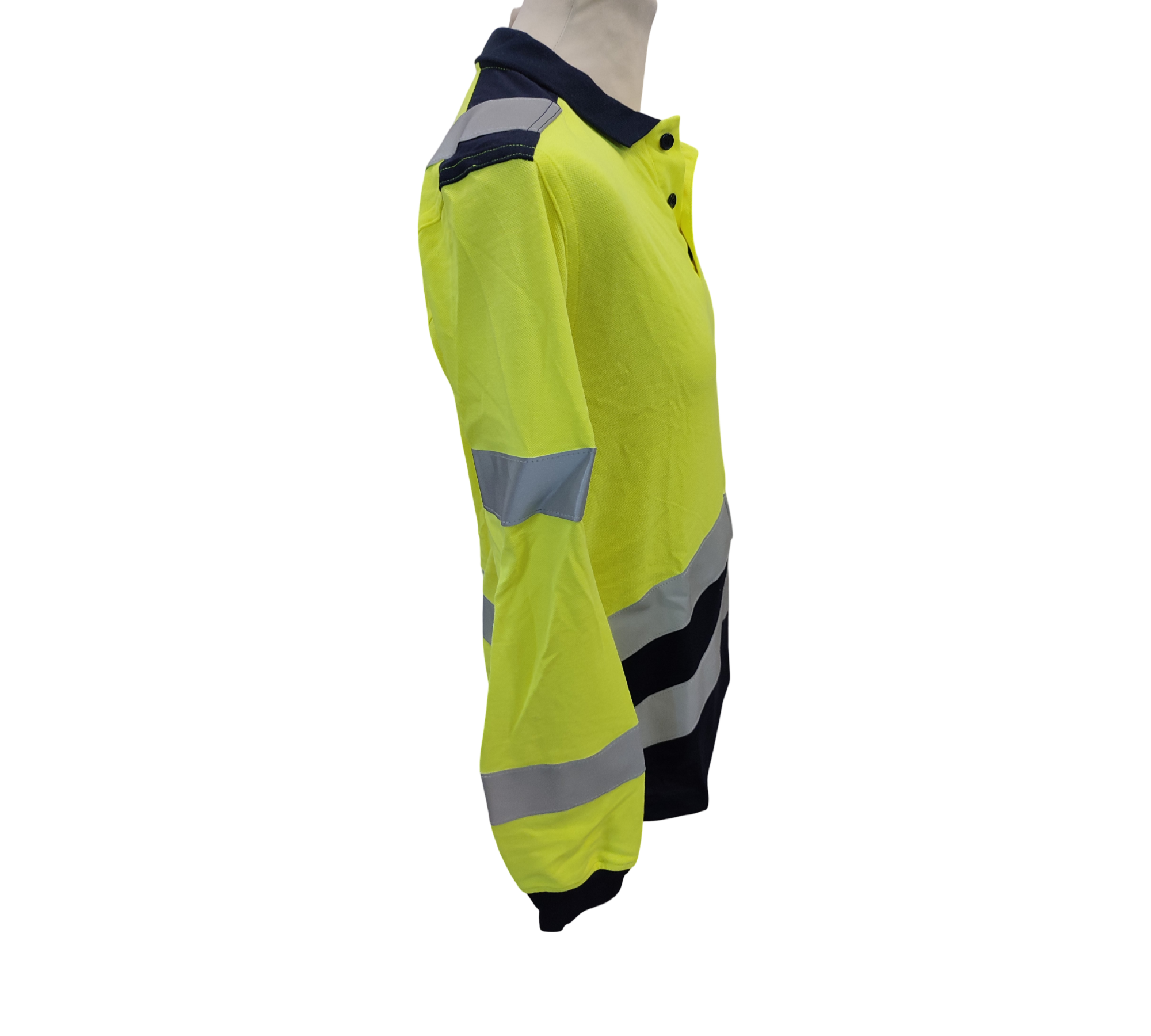 TRICORP Poloshirt, zweifarbig gelb/dunkelblau, Größe S