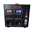 VEVOR Spannungswandler 2000W 110V 220V 2x US 2x Schuko