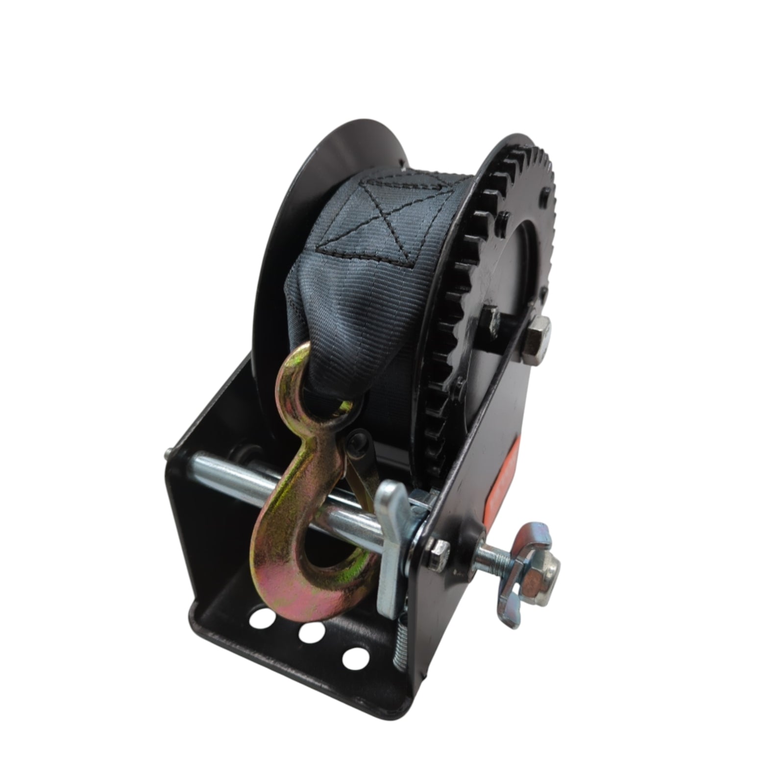 VEVOR Winch 725.7kg Hand Winch 10m Strap 2-Way Ratchet