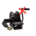 VEVOR Winch 725.7kg Hand Winch 10m Strap 2-Way Ratchet