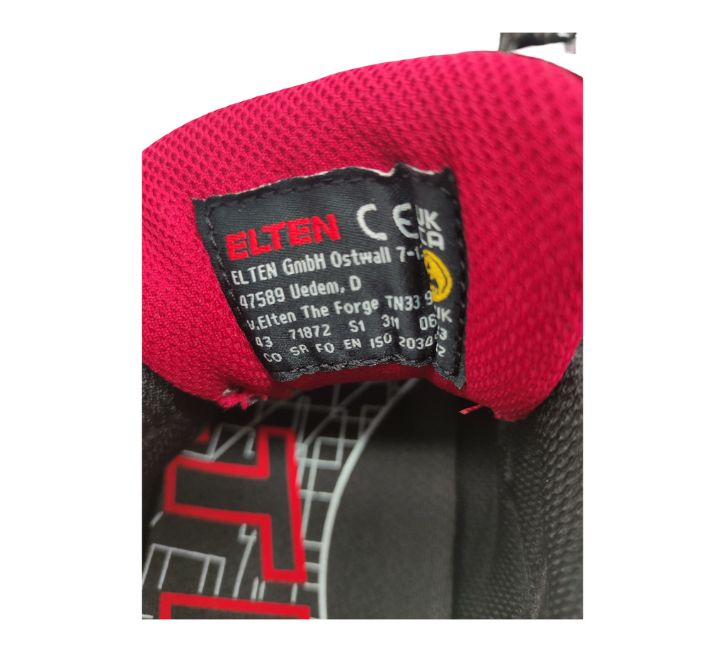 ELTEN Scott ESD S1 Sicherheitsschuhe Kunststoffkappe Schwarz Größe 43