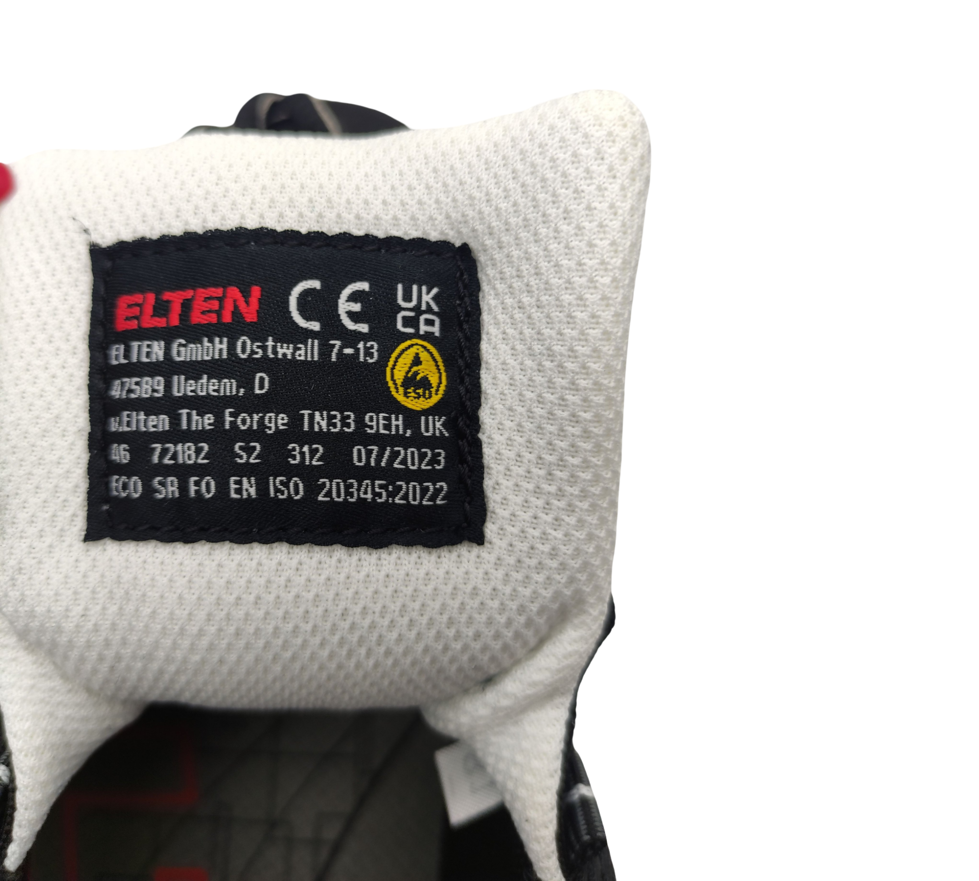 ELTEN MOTION Low ESD S2 Sicherheitsschuhe Herren Schwarz Gr.46