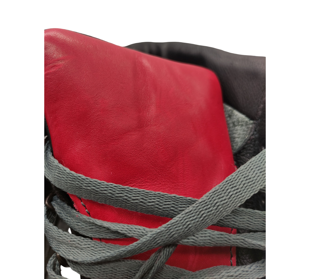 ELTEN DELUXE GTX Mid ESD S3 CI Sicherheitsschuhe Leder Schwarz/Rot 41