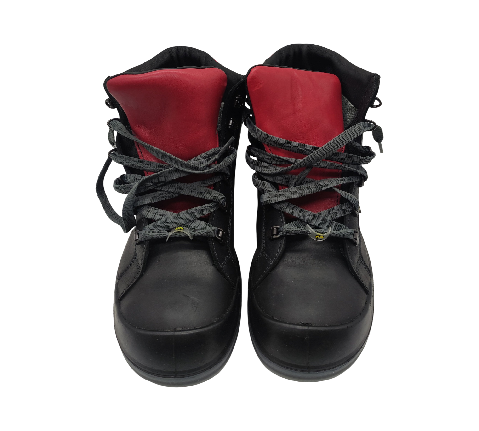 ELTEN DELUXE GTX Mid ESD S3 CI Sicherheitsschuhe Leder Schwarz/Rot 41