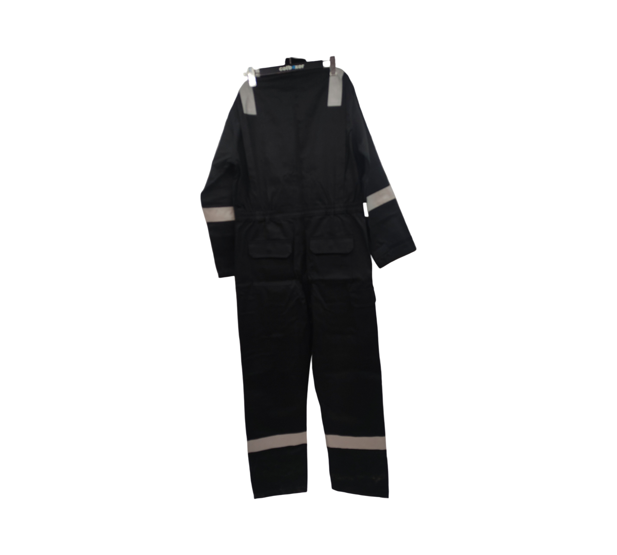 Portwest FR50 Flammhemmender Antistatik-Overall 350 g Schwarz L