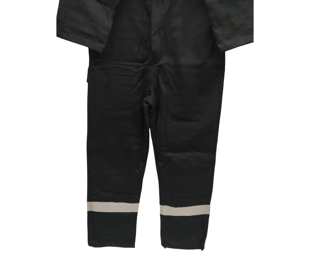 Portwest FR50 Flammhemmender Antistatik-Overall 350 g Schwarz L