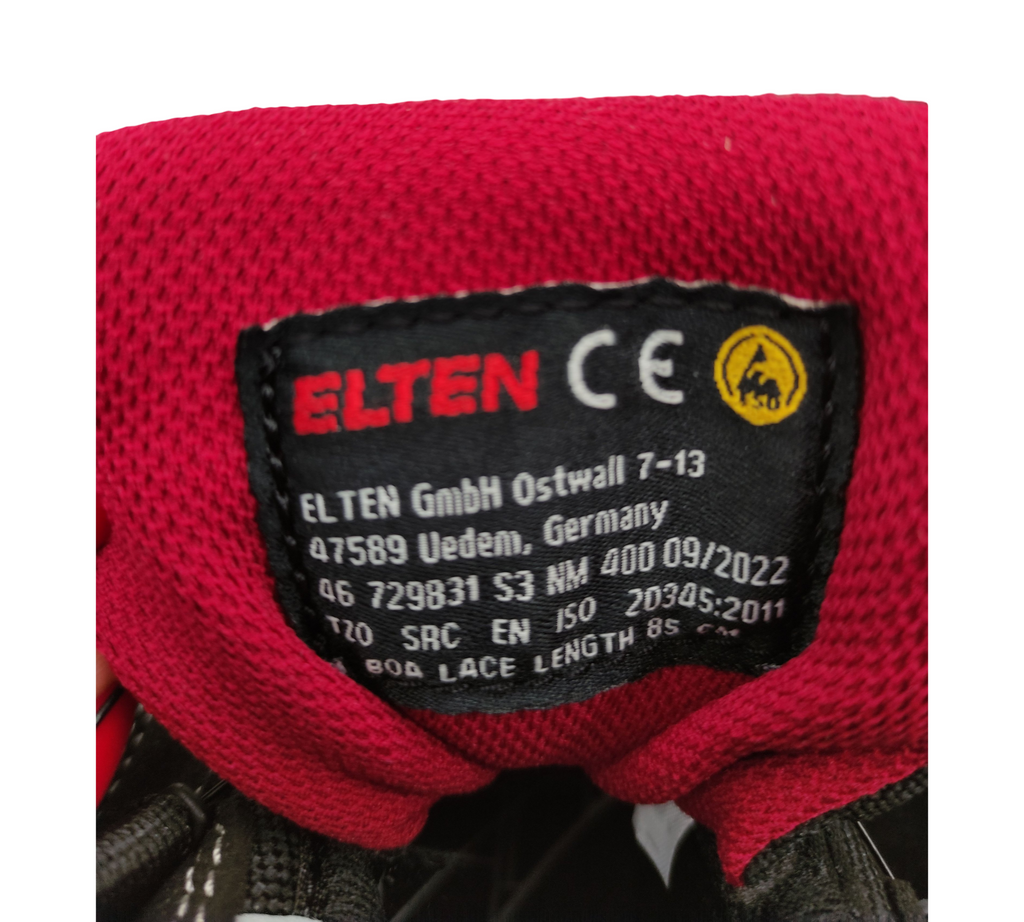 ELTEN SENEX XXT Pro BOA ESD S3 Safety Shoes Black-Red Size 46