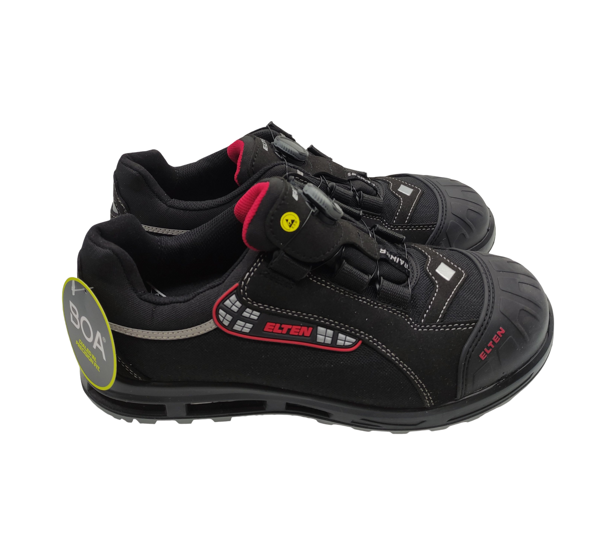 ELTEN SENEX XXT Pro BOA ESD S3 Safety Shoes Black-Red Size 46