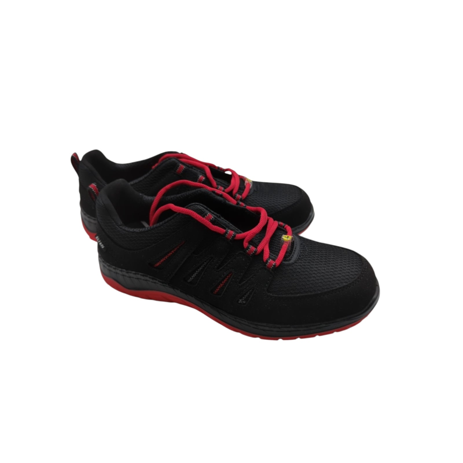 ELTEN Maddox Schwarz-Rot Low ESD S3 Sicherheitsschuhe, Größe 40 EU