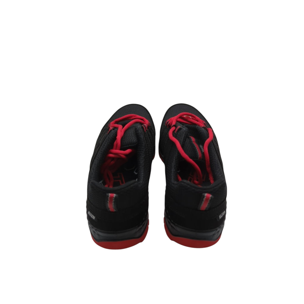 ELTEN Maddox Schwarz-Rot Low ESD S3 Sicherheitsschuhe, Größe 40 EU