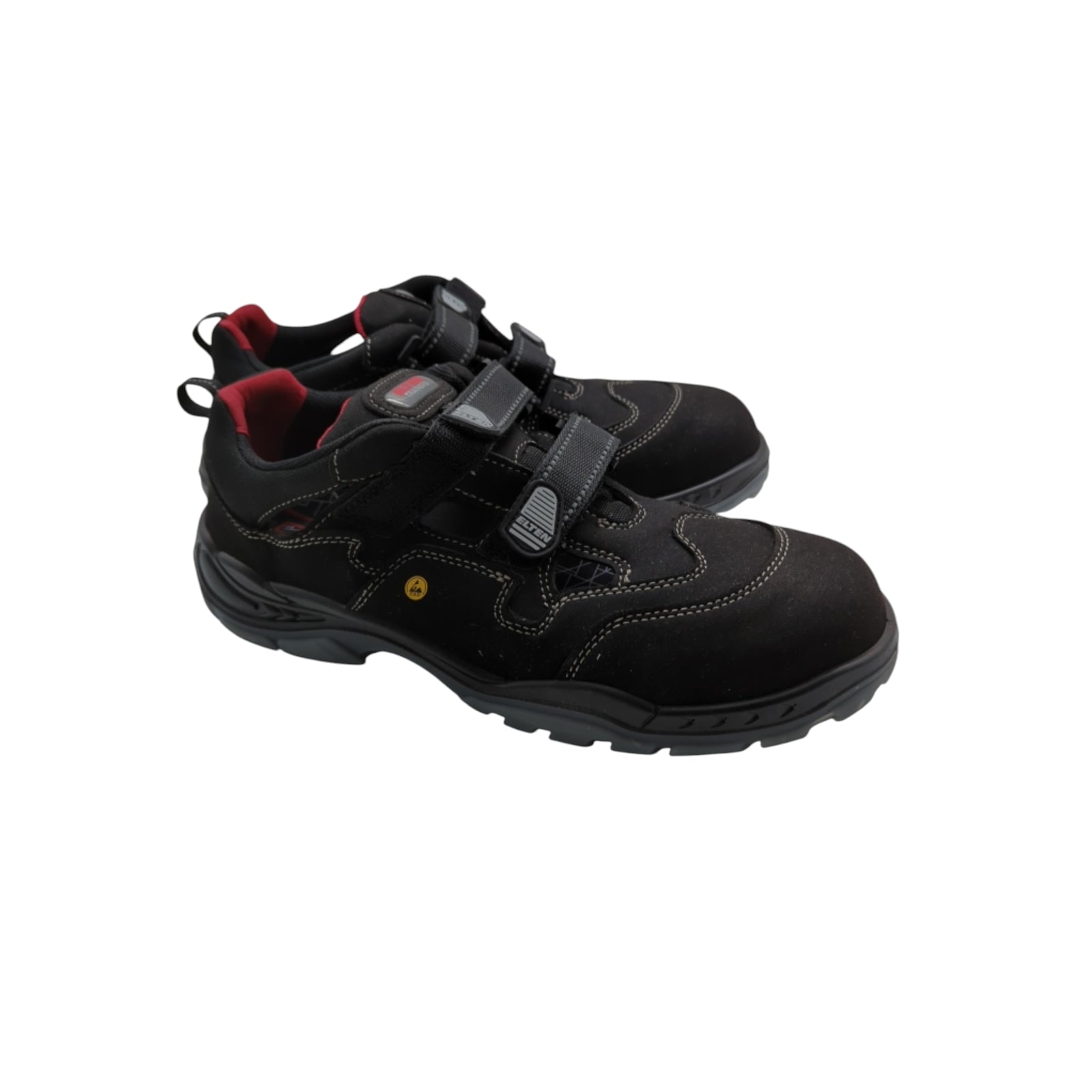 ELTEN SCOTT ESD S1 Sicherheitsschuhe Kunststoffkappe Schwarz Größe 48