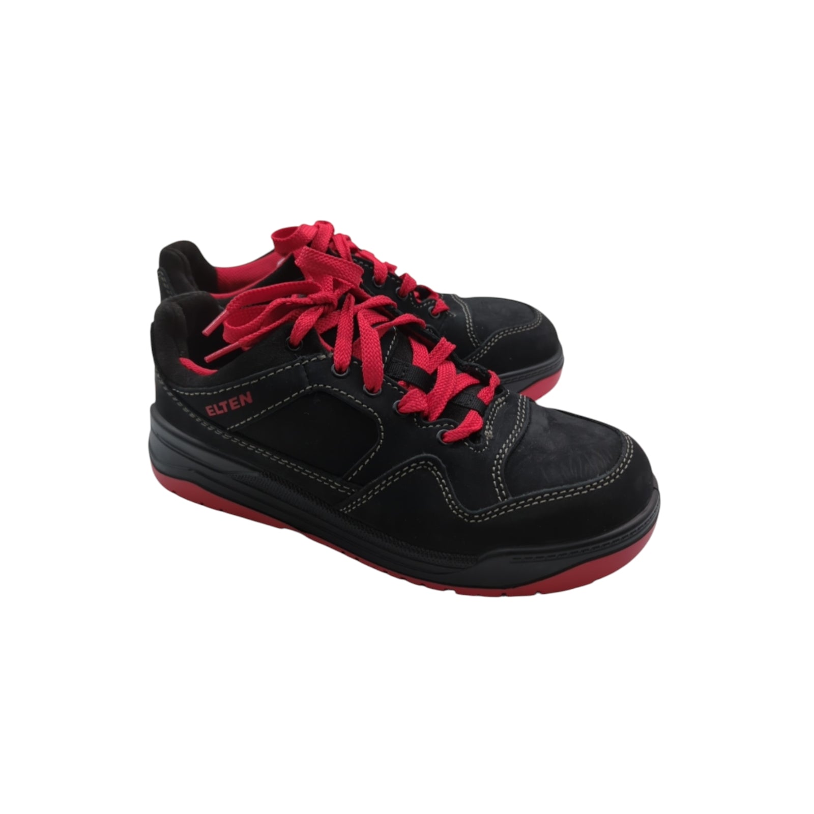 ELTEN MAVERICK black-red Low ESD S3 Sicherheitsschuhe Unisex Schwarz Gr.39