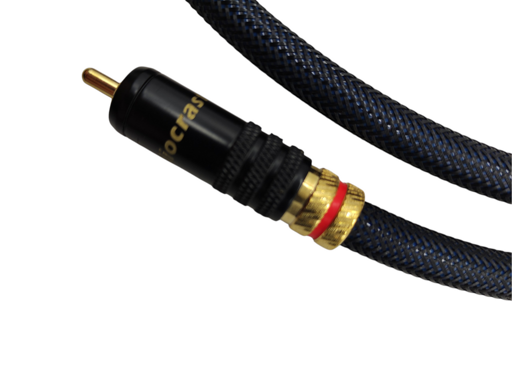 Tertullus HiFi Audio Cinch-Kabel 1m OFC 2 Cinch-Stecker