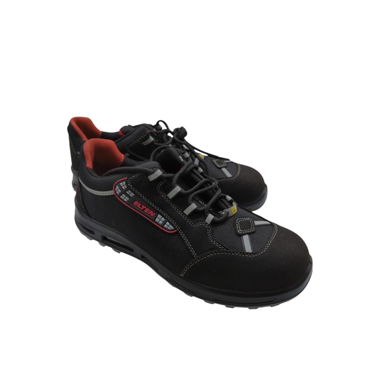 ELTEN SENEX XXT ESD S3 Sicherheitsschuhe Schwarz-Rot Größe 46